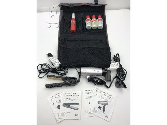 CHI Smart Travel Dryer, Styling Iron & Curling Iron w/Travel Bag with Shawn Killinger